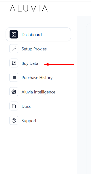 Go to the &quot;Buy Data&quot; section